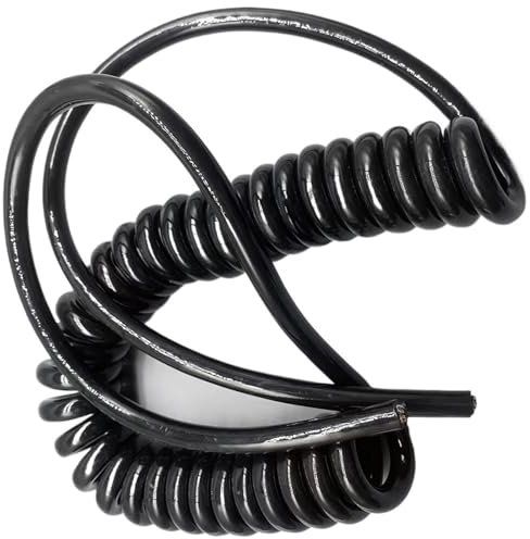 cable cord Máquina de 12 núcleos Cable espiral sin estirar 2,5 metros 8 metros 1,5mm Cable de alimentación en espiral de resorte cuadrado Cable eléctrico elástico extensión en espiral (Size : Undraw