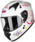 ILM Motorradhelm Kinder Integralhelm Full Face ECE Model MF521,Weltraum-Kaninchen,M