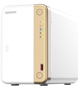 Qnap TS-262 Turbo Station NAS (processore Intel® Celeron® N4505 2 core/2 thread, Turbo fino a 2,9 GHz, 4 GB di RAM, 1 porta LAN RJ-45 2,5 GbE) da 12 TB con 2 unità Seagate IronWolf da 6 TB