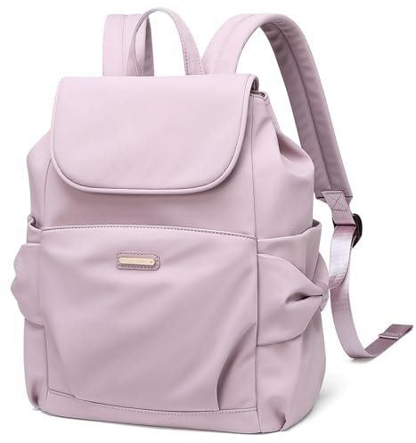 GOLF SUPAGS Zaino da Donna, Zaino Casual per il Giorno Elegante, Borsa da Lavoro Zaino da Viaggio Impermeabile, per Scuola Viaggio Lavoro Uscire, Rosa Viola