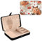 Mnsruu Schmuckkästchen aus Leder mit Pferden, Rosen im Malstil, für Halsketten, Ringe, Ohrringe, Organizer für Damen, Reise-Schmuck-Organizer