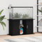 Azzrora Support pour Aquarium Support d'aquarium avec Armoire de Rangement Meuble pour Aquarium-Noir-101 x 41 x 58 cm