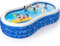 Grande piscina gonfiabile per bambini e adulti, 368,3 x 188 x 55,9 cm, grande piscina per bambini, per famiglie e bambini, per cortile, giardino, feste acquatiche (pompa non inclusa)