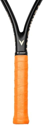 Vermont Pro Tennis Griffband│ Griffband für Tennis, Badminton, Padel & Squash – 3er-Pack (Orange)
