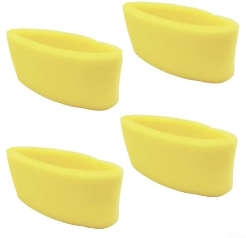 4-Pack Air Filter Foam Replacement for Honda GX140 and for GX200 Lawn Mower Engines – Compatible with OEM Part 17218-ZE1-821, Washable & Dur