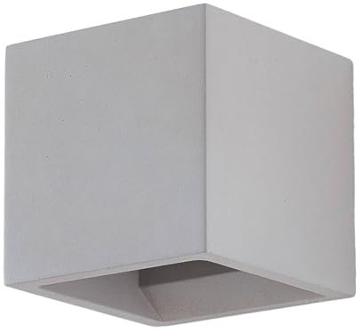 Lindby Wandleuchte, Wandlampe Innen Jayden (Modern) in Alu aus Gips/Ton (1 flammig G9) - Wandstrahler Wandbeleuchtung Schlafzimmer/Wohnzimmer Flurleuchte