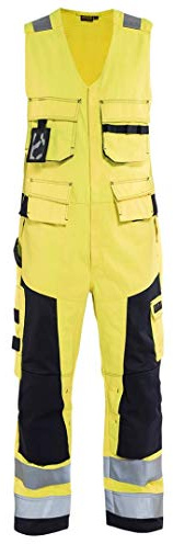 Blaklader 26781514 ÄRMELLOSER MULTINORM-OVERALL, Gelb/Marine, grootte C60