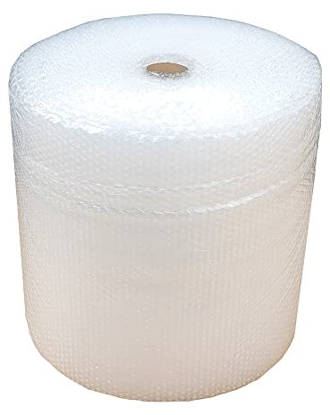 All4All Luftpolsterfolie 50 cm x 90 m Polsterfolie 2 Stück Umzugsfolie 45my Verpackung