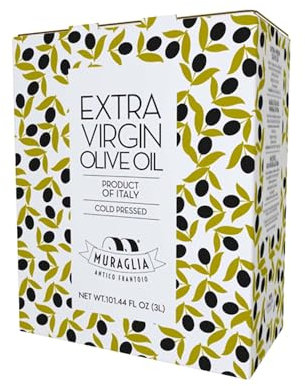Frantoio Muraglia, Bag in Box mit Nativem Olivenöl Extra und 3-l-Messbecher, Entsteint