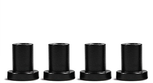 Acouto Abstandshalter für Scheunentür, 4 Stück, Schiebetür-Hardware, Wandschienen-Abstandshalter, Karbonstahl, Verbindungsvorrichtung