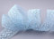 3 m x 38 mm Spitzenband EMMA HELLBLAU Meterware Spitze Häkelband Baumwollmischung Natur Optik Dekoband gehäkelt Spitzenborte