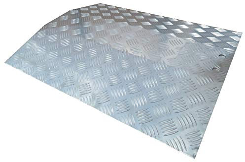 WORHAN® Mobil Schwellenrampe Stufenrampen Rollstuhlrampe Alu Aluminium Rampe Türschwellenrampe TR55