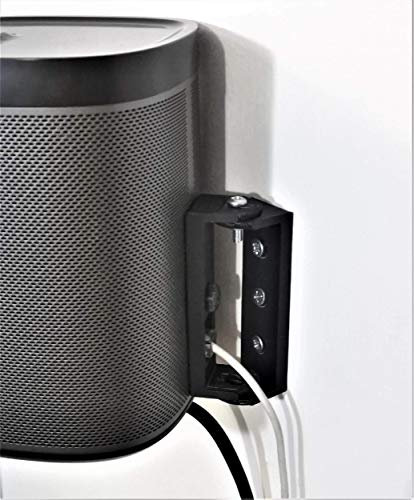 3D Cabin Support mural réglable compatible avec Sonos Play 1 Noir