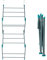 Beldray LA081117EU7 Overdoor Clothes Airer – Foldable 10-Bar Drying Rack, Hanging Laundry Airer with 5 M Drying Space, 4 kg Capacity, Space-Saving Towel Rack, Foldable Design for Easy Storage, Grey