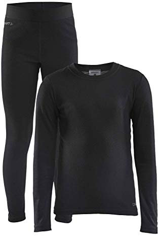 Craft CORE WARM Baselayer Set JR Black 110