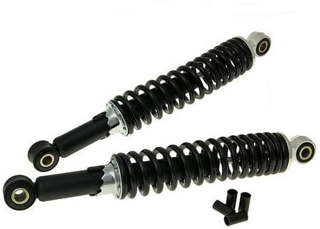 VANEZ Stoßdämpfer Set 260mm schwarz universal kompatibel für Roller, Mofa, Moped, Motorrad, Quad, ATV