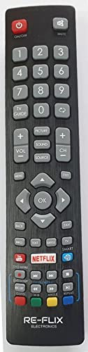 Re-Flix Ersatzfernbedienung BLF/RMC/0011N geeignet für Blaupunkt BLA-50/405P-GB-11B4