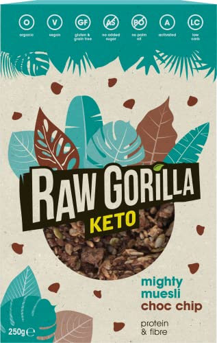 Organic Mighty Muesli Chocolate Chip Keto - 250g - RAWGORILLA