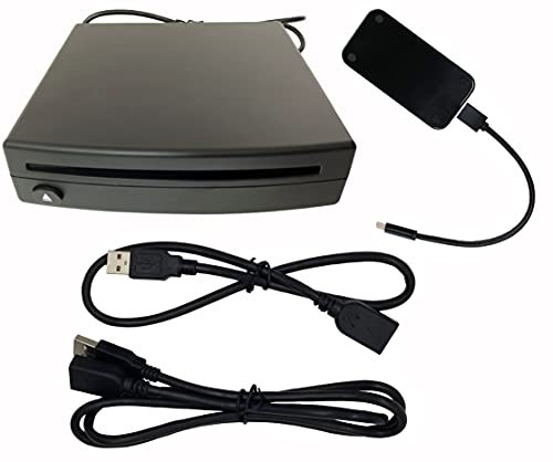 (AIE)-SMTCDWCP-1 – “Add-on” Car CD Player with Wireless Apple CarPlay Converter - use in Vehicles with Factory or Aftermarket CarPlay Enabled Radio with USB Input Port. Single USB Cable Installation!