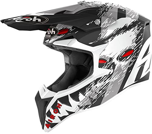 Airoh Motocross-Helm Wraap Weiß Gr. L