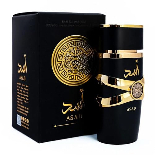 QuiQia Asad Perfume For Men - Long Lasting Luxury Arabian Fragrance - Vanilla, Amber & Sandalwood - Eau De Parfum 100ml, 1