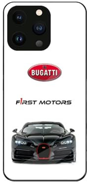 NDMUS Rundumschutz Handyhülle, für Bugatti Stilvolles Auto-Emblem-Erscheinungsbild Dünn Full Body Protection Stoßfest, für,iPhone 15 case