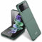 Panda Bobo For Samsung Galaxy Z Flip 3 Matte Hard Ultra Slim Protective Phone Case Cover UK (Green)