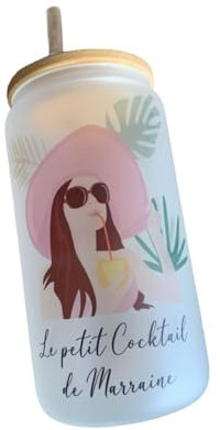 Verre cocktail personnalisé/verre mojito/cadeau vacances personnalisé/verre personnalisé