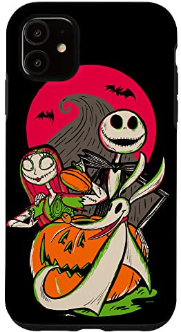 iPhone 11 Disney 100 Nightmare Before Christmas Halloween Jack & Sally Case