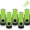 EASTBULL USB Stick 32GB 5 stück Speicherstick 2.0 USB Sticks Data Datenspeicher (32GB, Grün)