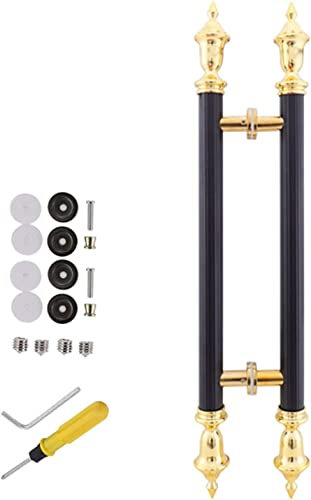 Sliding Barn Door Handle Vintage Anti-Slip Sliding Barn Door Handle,Glass Door for Shower and Closet,Indoor and Outdoor Front Door Handle Bar Combination Kit Long 60 80 100 120 150cm (