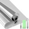 Qualsen Film Fenêtre Anti-Regard, Film Miroir pour Fenêtre sans Tain, Anti-UV Protection Solaire Non Adhésif Film Adsorption Électrostatique Vitre pour Maisons et Bureaux（Argent-Argent, 60x400cm）