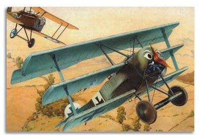 Poster, Motiv: Kampfflugzeug aus dem Ersten Weltkrieg, Voss Shot Down von Rhys Davids, dekoratives Gemälde, Leinwand, Wandposter und Kunstdruck, moderne Familienschlafzimmer-Dekoration, Poster, 50 x