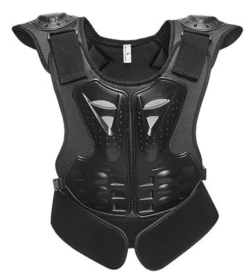 Lvguang Kinder Motorrad Weste Motorradjacke Brustschutz Racing Guard mit Rückenschutz für Motocross Enduro Sport Riding