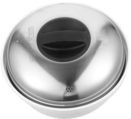 Alipis Microonde Vapore Pentola a Vapore Acciaio Strati Manici Sicuri Per Verdure Panini Rice Cooker Compatto Facile Pulizia