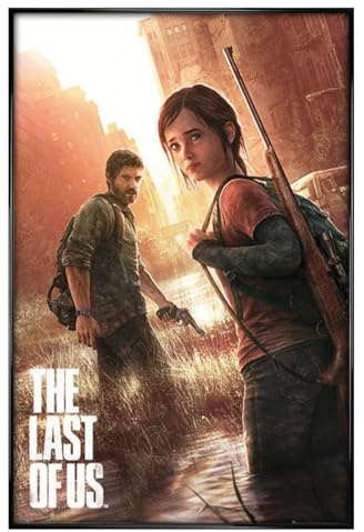 The Last of Us Maxi-Poster, 61 x 91,5 cm, schwarz glänzend gerahmt