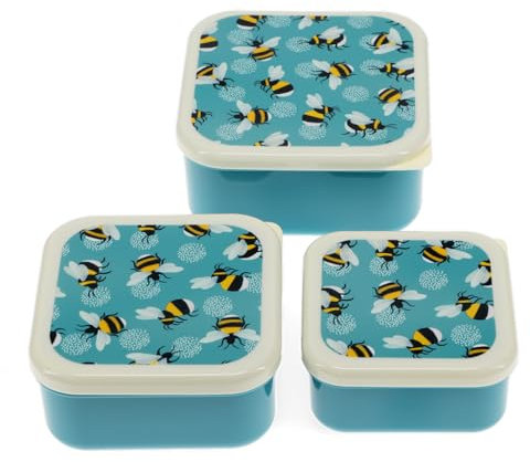 Rex London Snack Boxes (Set of 3) - Bumblebee