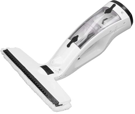 Aspirador de Ventanas a Batería, Limpiacristales Eléctrico, Limpiacristales Eléctrico para Limpieza de Ventanas, con Botella Pulverizadora y Limpiaparabrisas de Microfibra, 2000