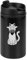Mug de voyage isotherme avec chat amusant avec chapeau gravé au laser