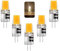 LED G4 Lampen 5W, Naturweiß 4000K, 5W ersetzt 50W Halogen, 500lm, 360° Abstrahlwinkel, G4 Stiftsockel, Flimmerfrei, Nicht Dimmbar, 10er-Pack