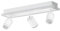 LVWIT Weiß Deckenstrahler 3 Flammig Schwenkbar 350° LED Deckenleuchte Weiß GU10 Deckenspot Strahler Modern Deckenlampe Spot Spotleuchte für Küche, Flur, Wohnzimmer (Ohne Leuchtmittel)