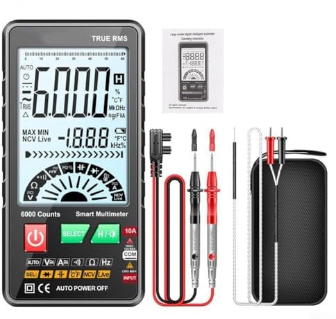 Smart Features in the 616 Digital Multimeter Including Live/Neutral Wire Identification (Black)