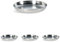 Tatonka Large Plate (Ø 23 cm) - Camping-Teller aus hochwertigem Edelstahl (18/8) - Lebensmittelecht und resistent gegen Fruchtsäuren (Packung mit 4)