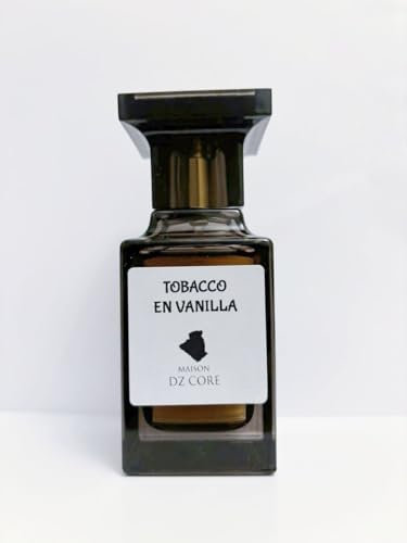Dz Core Parfüm Tobacco aus Vanilla By Dz Core, 50 ml, hergestellt in Frankreich, inspiriert von den Düften der Nische, warme Noten von Tabak, Vanille und Gewürzen, lang anhaltend