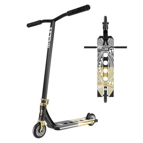 CORE CL1 Super Light Stunt Scooter - Stunt Scooters for Kids 8 Years and Up, Intermediate to Advanced Tricks Freestyle with 110mm Wheels - Pro Scooters For Teenagers & Kids - LE Black/Gold