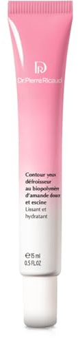 Dr Pierre Ricaud Contour Yeux Lissant Défroisseur Hydratant 15ml | Regard défatigué, Escine, Biopolymère d'amande douce, Sans parfum, Anti-poches, Soin anti-âge pour Femme