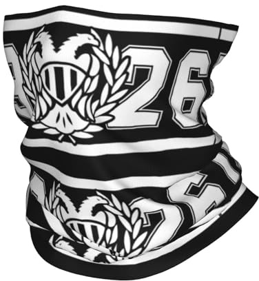 Multifunktionaler Winter warmer Schal, Paok Thessaloniki Ultras Hooligans Bandana Halsmanschette Bedruckter Schal Mehrzweck-Kopfbedeckung Reiten Unisex Erwachsene Atmungsaktiv