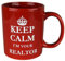 Funny Guy Mugs, Keep Calm I'm Your Realtor Coffee Mug, Red, 11-ounce