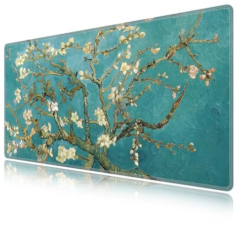 LL-COEUR Große Gaming Laptop Mauspad PC Tastatur Mausmatte XXL Schreibtischunterlage Büro Desk Pad Schreibunterlage (Aprikose, 1200x600x3mm)