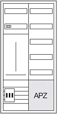 Komplettschrank,univers Z 1ZP,3P.,VT5,APZ,SLS ZB323Q15EN 3250617724173 Hager